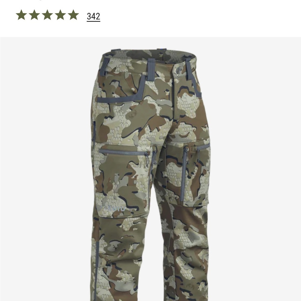 KUIU Guide Pro Camouflage Hunting Pants Size 34 color Valor